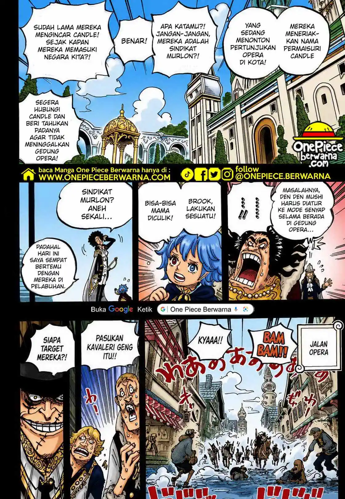 One Piece berwarna 1183 1184 1185 bahasa indonesia